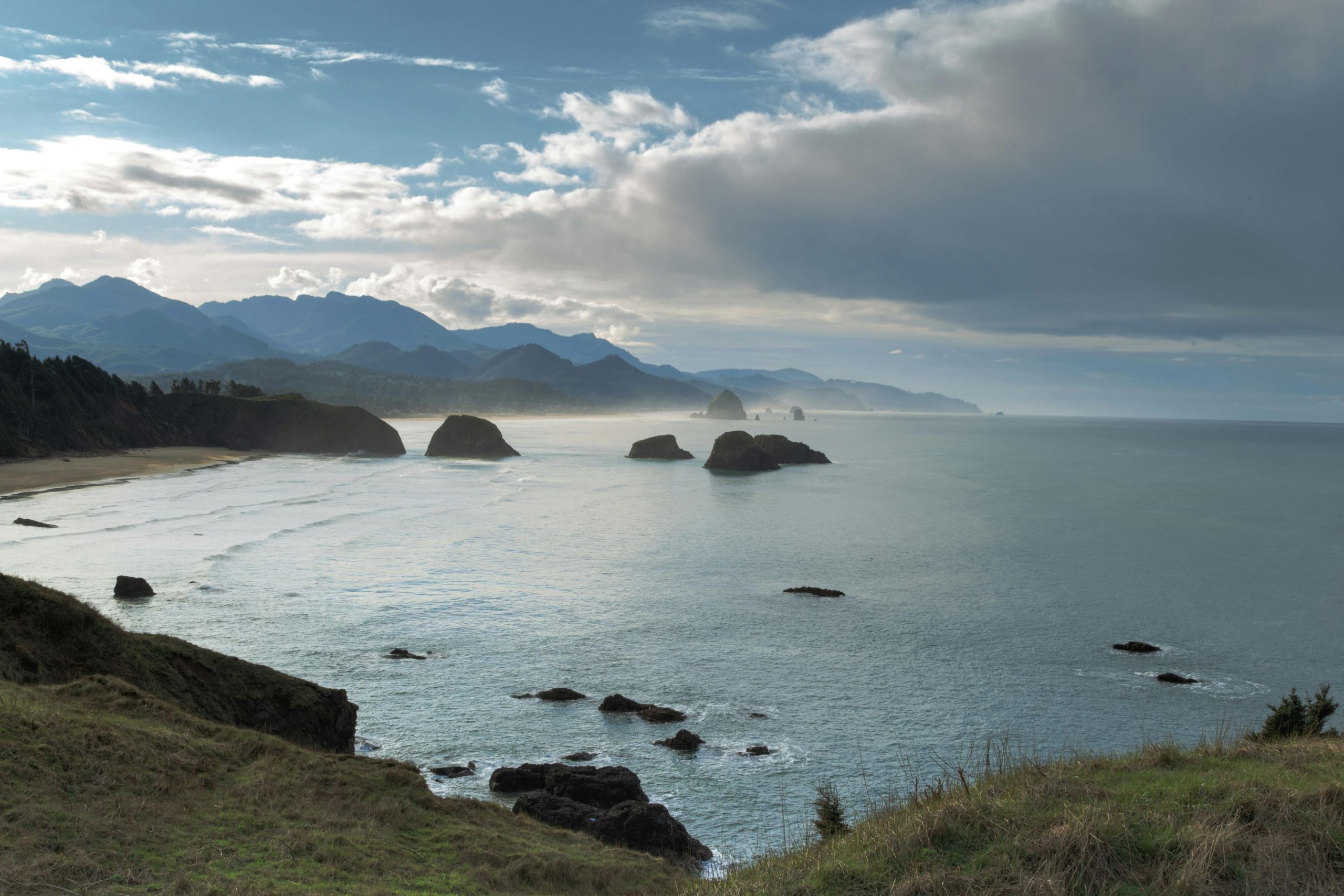 A beach view in Oregon